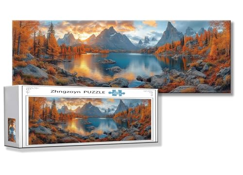 Puzzle Landschaft 900 Teile Herbst Puzzle Erwachsene Anspruchsvoll Groß XXL 87 x 34 cm Jigsaw panorama, 2025 Impossible Jigsaw, Klassische Holzpuzzle für Erwachsene Männer, Frauen, ältere Menschen N-0 Puzzle Landschaft 900 Teile Herbst Puzzle Erwachsene Anspruchsvoll Groß XXL 87 x 34 cm Jigsaw panorama, 2025 Impossible Jigsaw, Klassische Holzpuzzle für Erwachsene Männer, Frauen, ältere Menschen N-0 von Zhngzoyn