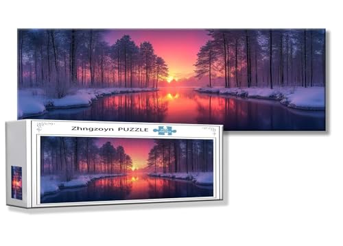 Puzzle Landschaft 900 Teile Sonnenuntergang Puzzle Erwachsene Anspruchsvoll Groß XXL 87 x 34 cm Jigsaw panorama, Schwer Impossible Jigsaw, 2025 Klassische Holzpuzzle für Erwachsene Männer, Frauen, E-9 Puzzle Landschaft 900 Teile Sonnenuntergang Puzzle Erwachsene Anspruchsvoll Groß XXL 87 x 34 cm Jigsaw panorama, Schwer Impossible Jigsaw, 2025 Klassische Holzpuzzle für Erwachsene Männer, Frauen, E-9 von Zhngzoyn