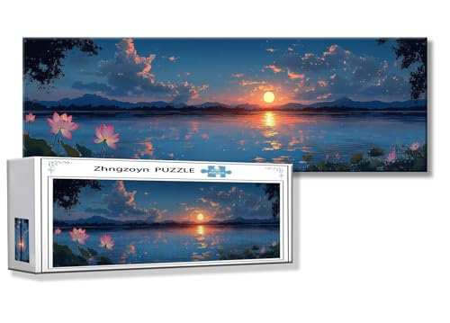 Puzzle Landschaft 900 Teile Sonnenuntergang Puzzle Erwachsene Anspruchsvoll Groß XXL 87 x 34 cm Jigsaw panorama, Schwer Impossible Jigsaw, 2025 Klassische Holzpuzzle für Erwachsene Männer, Frauen, Q-9 Puzzle Landschaft 900 Teile Sonnenuntergang Puzzle Erwachsene Anspruchsvoll Groß XXL 87 x 34 cm Jigsaw panorama, Schwer Impossible Jigsaw, 2025 Klassische Holzpuzzle für Erwachsene Männer, Frauen, Q-9 von Zhngzoyn