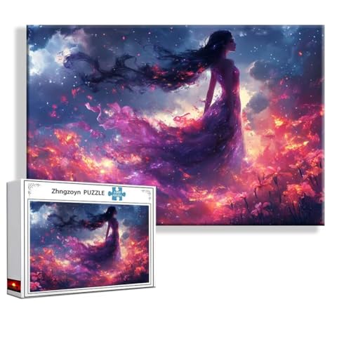 Puzzle Landschaft Frau 3000 Teile Groß XXL 120 x 80 cm, Jigsaw Art Impossible Erwachsene Anspruchsvoll, Klassische Jigsaw Erwachsene, Junge, Mädchen, Geschicklichkeitsspiel für Die Ganze Familie P-9 von Zhngzoyn