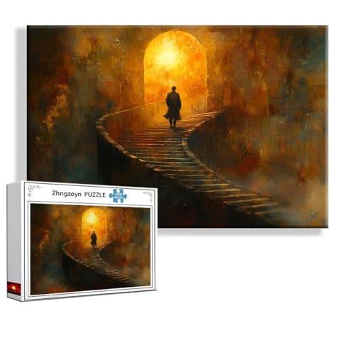 Puzzle Landschaft Mann 2000 Teile Groß XXL 100 x 70 cm, Jigsaw Art Impossible Erwachsene Anspruchsvoll, Klassische Jigsaw Erwachsene, Junge, Mädchen, Geschicklichkeitsspiel für Die Ganze Familie N-9 von Zhngzoyn