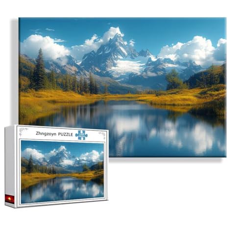 Puzzle Landschaft Ozean 5000 Teile Groß XXL 156 x 105 cm, Jigsaw art Impossible Erwachsene Anspruchsvoll, Klassische Jigsaw Erwachsene, Junge, Mädchen, Geschicklichkeitsspiel für Die Ganze Familie R-1 von Zhngzoyn