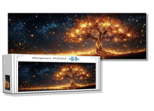 Puzzle Licht 900 Teile Baum Puzzle Erwachsene Anspruchsvoll Groß XXL 87 x 34 cm Jigsaw panorama, Schwer Impossible Jigsaw, 2025 Klassische Holzpuzzle für Erwachsene Männer, Frauen, ältere Menschen U-8 Puzzle Licht 900 Teile Baum Puzzle Erwachsene Anspruchsvoll Groß XXL 87 x 34 cm Jigsaw panorama, Schwer Impossible Jigsaw, 2025 Klassische Holzpuzzle für Erwachsene Männer, Frauen, ältere Menschen U-8 von Zhngzoyn