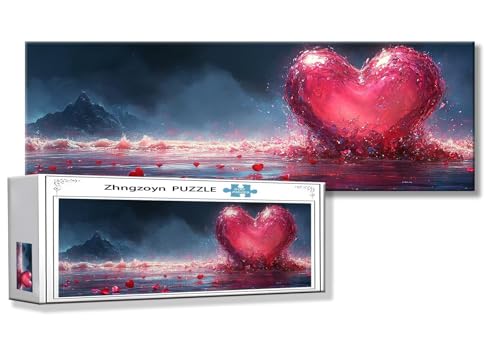 Puzzle Liebe 900 Teile Berg Puzzle Erwachsene Anspruchsvoll Groß XXL 87 x 34 cm Jigsaw panorama, Schwer Impossible Jigsaw, 2025 Klassische Holzpuzzle für Erwachsene Männer, Frauen, ältere Menschen A-7 Puzzle Liebe 900 Teile Berg Puzzle Erwachsene Anspruchsvoll Groß XXL 87 x 34 cm Jigsaw panorama, Schwer Impossible Jigsaw, 2025 Klassische Holzpuzzle für Erwachsene Männer, Frauen, ältere Menschen A-7 von Zhngzoyn