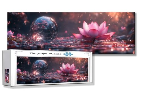 Puzzle Lotus 900 Teile Blume Puzzle Erwachsene Anspruchsvoll Groß XXL 87 x 34 cm Jigsaw Panorama, 2025 Impossible Jigsaw, Klassische Holzpuzzle für Erwachsene Männer, Frauen, ältere Menschen P-5 Puzzle Lotus 900 Teile Blume Puzzle Erwachsene Anspruchsvoll Groß XXL 87 x 34 cm Jigsaw Panorama, 2025 Impossible Jigsaw, Klassische Holzpuzzle für Erwachsene Männer, Frauen, ältere Menschen P-5 von Zhngzoyn