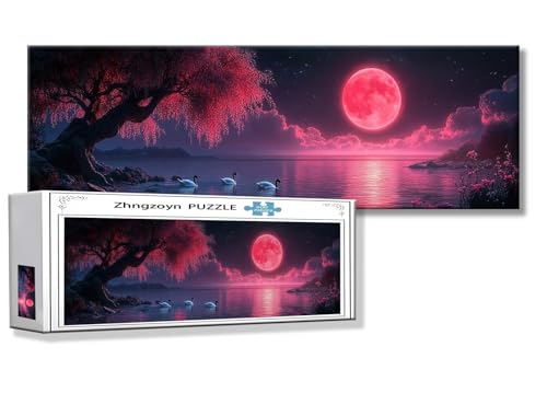 Puzzle Mond 900 Teile Landschaft Puzzle Erwachsene Anspruchsvoll Groß XXL 87 x 34 cm Jigsaw Panorama, 2025 Impossible Jigsaw, Klassische Holzpuzzle für Erwachsene Männer, Frauen, ältere Menschen X-8 Puzzle Mond 900 Teile Landschaft Puzzle Erwachsene Anspruchsvoll Groß XXL 87 x 34 cm Jigsaw Panorama, 2025 Impossible Jigsaw, Klassische Holzpuzzle für Erwachsene Männer, Frauen, ältere Menschen X-8 von Zhngzoyn