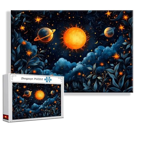Puzzle Planet Blätter 3000 Teile Groß XXL 120 x 80 cm, Jigsaw Art Impossible Erwachsene Anspruchsvoll, Klassische Jigsaw Erwachsene, Junge, Mädchen, Geschicklichkeitsspiel für Die Ganze Familie R-7 von Zhngzoyn