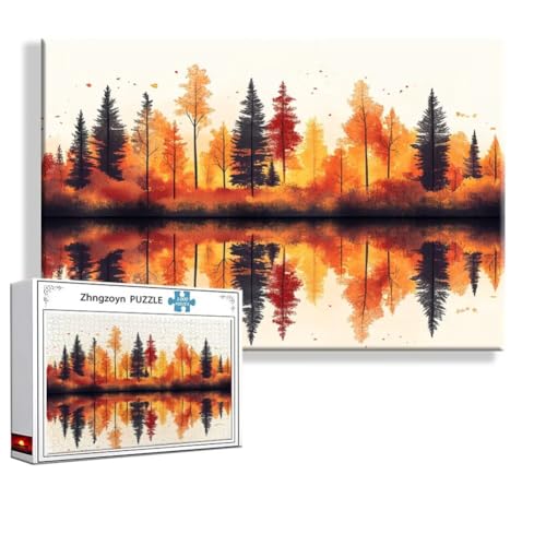 Puzzle Rechen Landschaft 2000 Teile Groß XXL 100 x 70 cm, Jigsaw art Impossible Erwachsene Anspruchsvoll, Klassische Jigsaw Erwachsene, Junge, Mädchen, Geschicklichkeitsspiel für Die Ganze Familie C-1 von Zhngzoyn
