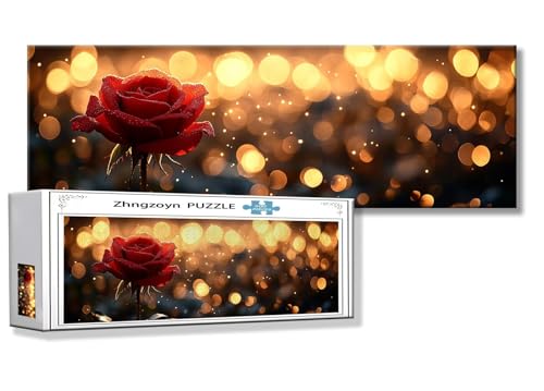 Puzzle Rose 900 Teile Landschaft Puzzle Erwachsene Anspruchsvoll Groß XXL 87 x 34 cm Jigsaw Panorama, 2025 Impossible Jigsaw, Klassische Holzpuzzle für Erwachsene Männer, Frauen, ältere Menschen U-4 Puzzle Rose 900 Teile Landschaft Puzzle Erwachsene Anspruchsvoll Groß XXL 87 x 34 cm Jigsaw Panorama, 2025 Impossible Jigsaw, Klassische Holzpuzzle für Erwachsene Männer, Frauen, ältere Menschen U-4 von Zhngzoyn