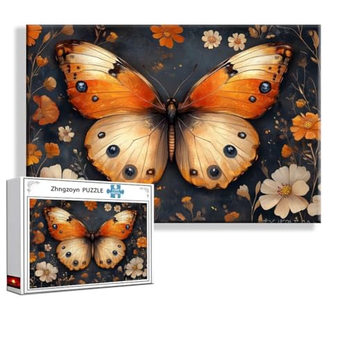 Puzzle Schmetterling Tier 1000 Teile Groß XXL 75 x 50 cm, Jigsaw art Impossible Erwachsene Anspruchsvoll, Klassische Jigsaw Erwachsene, Junge, Mädchen, Geschicklichkeitsspiel für Die Ganze Familie O-3 Puzzle Schmetterling Tier 1000 Teile Groß XXL 75 x 50 cm, Jigsaw art Impossible Erwachsene Anspruchsvoll, Klassische Jigsaw Erwachsene, Junge, Mädchen, Geschicklichkeitsspiel für Die Ganze Familie O-3 von Zhngzoyn