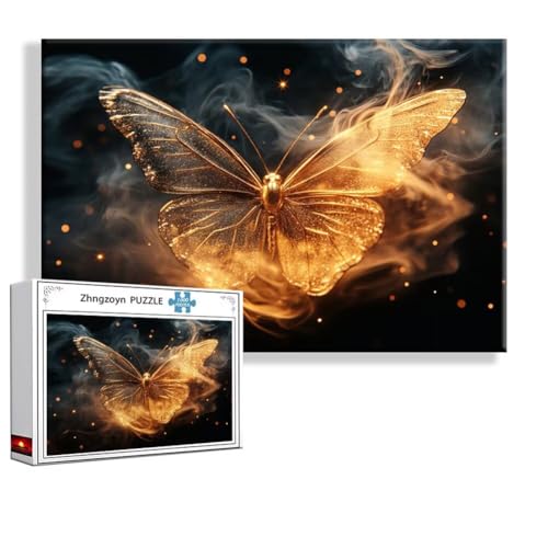 Puzzle Schmetterling Tier 5000 Teile Groß XXL 156x105 cm, Jigsaw art Impossible Erwachsene Anspruchsvoll, Klassische Jigsaw Erwachsene, Junge, Mädchen, Geschicklichkeitsspiel für Die Ganze Familie B-3 von Zhngzoyn