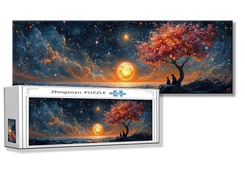 Puzzle Sonnenuntergang 900 Teile Baum Puzzle Erwachsene Anspruchsvoll Groß XXL 87x34cm Jigsaw panorama, 2025 Impossible Jigsaw, Klassische Holzpuzzle für Erwachsene Männer, Frauen, ältere Menschen E-9 Puzzle Sonnenuntergang 900 Teile Baum Puzzle Erwachsene Anspruchsvoll Groß XXL 87x34cm Jigsaw panorama, 2025 Impossible Jigsaw, Klassische Holzpuzzle für Erwachsene Männer, Frauen, ältere Menschen E-9 von Zhngzoyn