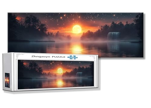 Puzzle Sonnenuntergang 900 Teile Landschaft Puzzle Erwachsene Anspruchsvoll Groß XXL 87 x 34 cm Jigsaw panorama, Schwer Impossible Jigsaw, 2025 Klassische Holzpuzzle für Erwachsene Männer, Frauen, A-1 Puzzle Sonnenuntergang 900 Teile Landschaft Puzzle Erwachsene Anspruchsvoll Groß XXL 87 x 34 cm Jigsaw panorama, Schwer Impossible Jigsaw, 2025 Klassische Holzpuzzle für Erwachsene Männer, Frauen, A-1 von Zhngzoyn