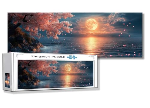 Puzzle Sonnenuntergang 900 Teile Ozean Puzzle Erwachsene Anspruchsvoll Groß XXL 87 x 34 cm Jigsaw Panorama, Schwer Impossible Jigsaw, 2025 Klassische Holzpuzzle für Erwachsene Männer, Frauen, T-3 Puzzle Sonnenuntergang 900 Teile Ozean Puzzle Erwachsene Anspruchsvoll Groß XXL 87 x 34 cm Jigsaw Panorama, Schwer Impossible Jigsaw, 2025 Klassische Holzpuzzle für Erwachsene Männer, Frauen, T-3 von Zhngzoyn