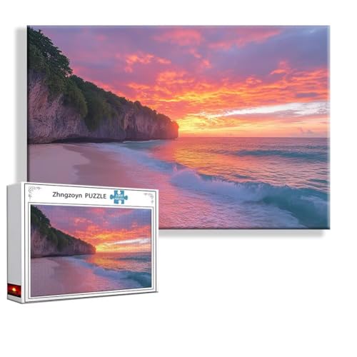 Puzzle Strand Landschaft 4000 Teile Groß XXL 140 x 87 cm, Jigsaw art Impossible Erwachsene Anspruchsvoll, Klassische Jigsaw Erwachsene, Junge, Mädchen, Geschicklichkeitsspiel für Die Ganze Familie P-9 Puzzle Strand Landschaft 4000 Teile Groß XXL 140 x 87 cm, Jigsaw art Impossible Erwachsene Anspruchsvoll, Klassische Jigsaw Erwachsene, Junge, Mädchen, Geschicklichkeitsspiel für Die Ganze Familie P-9 von Zhngzoyn