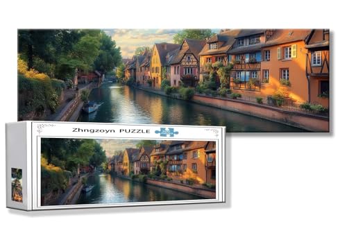 Puzzle Venedig 900 Teile Stadt Puzzle Erwachsene Anspruchsvoll Groß XXL 87 x 34 cm Jigsaw Panorama, 2025 Impossible Jigsaw, Klassische Holzpuzzle für Erwachsene Männer, Frauen, ältere Menschen C-4 Puzzle Venedig 900 Teile Stadt Puzzle Erwachsene Anspruchsvoll Groß XXL 87 x 34 cm Jigsaw Panorama, 2025 Impossible Jigsaw, Klassische Holzpuzzle für Erwachsene Männer, Frauen, ältere Menschen C-4 von Zhngzoyn