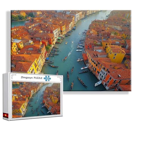 Puzzle Venedig Landschaft 1500 Teile Groß XXL 87 x 57 cm, Jigsaw art Impossible Erwachsene Anspruchsvoll, Klassische Jigsaw Erwachsene, Junge, Mädchen, Geschicklichkeitsspiel für Die Ganze Familie K-1 Puzzle Venedig Landschaft 1500 Teile Groß XXL 87 x 57 cm, Jigsaw art Impossible Erwachsene Anspruchsvoll, Klassische Jigsaw Erwachsene, Junge, Mädchen, Geschicklichkeitsspiel für Die Ganze Familie K-1 von Zhngzoyn