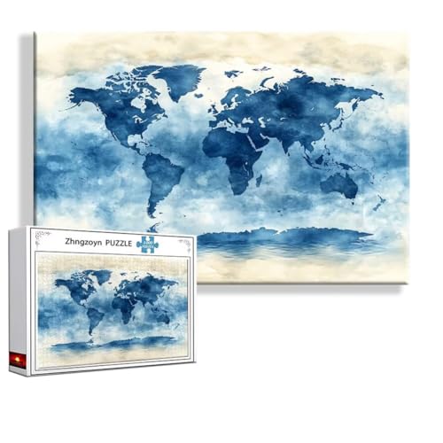 Puzzle Weltkarte Abstrakt 5000 Teile Groß XXL 156x105 cm, Jigsaw art Impossible Erwachsene Anspruchsvoll, Klassische Jigsaw Erwachsene, Junge, Mädchen, Geschicklichkeitsspiel für Die Ganze Familie O-0 Puzzle Weltkarte Abstrakt 5000 Teile Groß XXL 156x105 cm, Jigsaw art Impossible Erwachsene Anspruchsvoll, Klassische Jigsaw Erwachsene, Junge, Mädchen, Geschicklichkeitsspiel für Die Ganze Familie O-0 von Zhngzoyn
