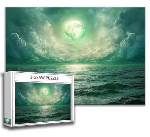 Sonnenuntergang Puzzle 300 Teile Kinder, Jigsaw Puzzle Ozean Puzzle Erwachsene, Junge, Mädchen, Geschicklichkeitsspiel für Die Ganze Familie, Klassische Holzpuzzle für Wand Zimmer Deko Wohnzimmer T-5 Sonnenuntergang Puzzle 300 Teile Kinder, Jigsaw Puzzle Ozean Puzzle Erwachsene, Junge, Mädchen, Geschicklichkeitsspiel für Die Ganze Familie, Klassische Holzpuzzle für Wand Zimmer Deko Wohnzimmer T-5 von Zhngzoyn