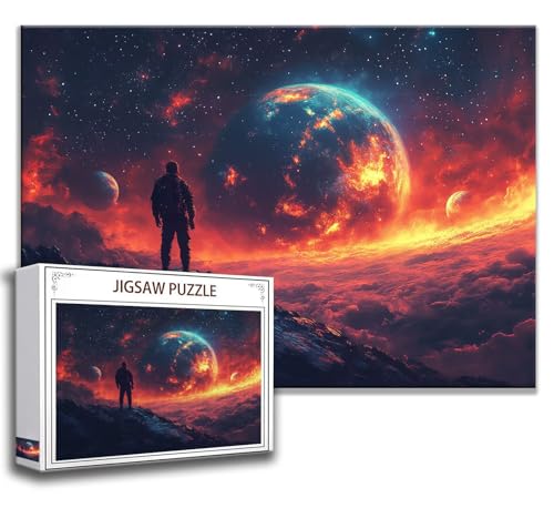 Traum Puzzle 120 Teile Kinder, Jigsaw Puzzle Planet Puzzle Erwachsene, Junge, Mädchen, Geschicklichkeitsspiel für Die Ganze Familie, Klassische Holzpuzzle für Wand Deko Wohnzimmer, Geschenke F-3 Traum Puzzle 120 Teile Kinder, Jigsaw Puzzle Planet Puzzle Erwachsene, Junge, Mädchen, Geschicklichkeitsspiel für Die Ganze Familie, Klassische Holzpuzzle für Wand Deko Wohnzimmer, Geschenke F-3 von Zhngzoyn