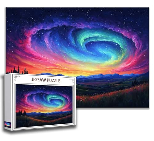 Wirbel Puzzle 120 Teile Kinder, Jigsaw Puzzle Landschaft Puzzle Erwachsene, Junge, Mädchen, Geschicklichkeitsspiel für Die Ganze Familie, Klassische Holzpuzzle für Wand Zimmer Deko Wohnzimmer N-2 Wirbel Puzzle 120 Teile Kinder, Jigsaw Puzzle Landschaft Puzzle Erwachsene, Junge, Mädchen, Geschicklichkeitsspiel für Die Ganze Familie, Klassische Holzpuzzle für Wand Zimmer Deko Wohnzimmer N-2 von Zhngzoyn