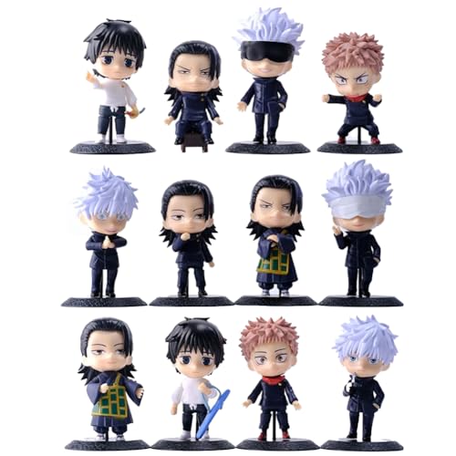 12pcs/Anime Figur Modell Anime-Charakter Statue Desktop Ornaments Sammlerstück Niedlich Cartoon Gojo Satoru Action Figur 12pcs/Anime Figur Modell Anime-Charakter Statue Desktop Ornaments Sammlerstück Niedlich Cartoon Gojo Satoru Action Figur von Zhongkaihua