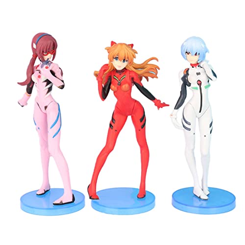 Anime Figuren Set Ayanami Rei/Asuka Langley Soryu Figuren Ayanami Rei Actionfigur Statue Modelle PVC Dekoration von Zhongkaihua