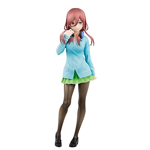 Zhongkaihua Anime The Quintessential Quintuplets Figur, Nakano Miku Action Figure PVC Model Desktop Ornaments Collectable Supplies von Zhongkaihua