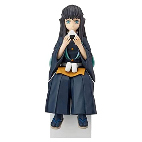 Anime Tokitou Muichirou Figur, Anime Cartoon Kimetsu No Yaiba PVC Modell Actionfigur Desktop Ornamente Sammlerstücke Geschenke von Zhongkaihua