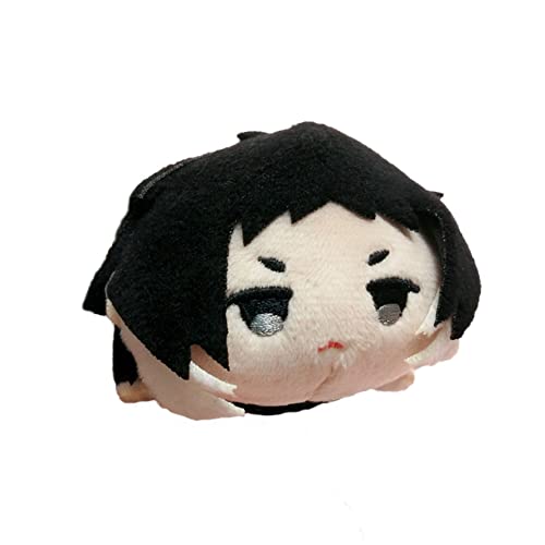 Bungo Stray Dogs Plüschpuppe Dazai Osamu/Nakahara Chuuya 9 cm Plüschpuppe Anime Cartoon Wurfkissen Figur Plüsch gefüllt weich für Fans von Zhongkaihua