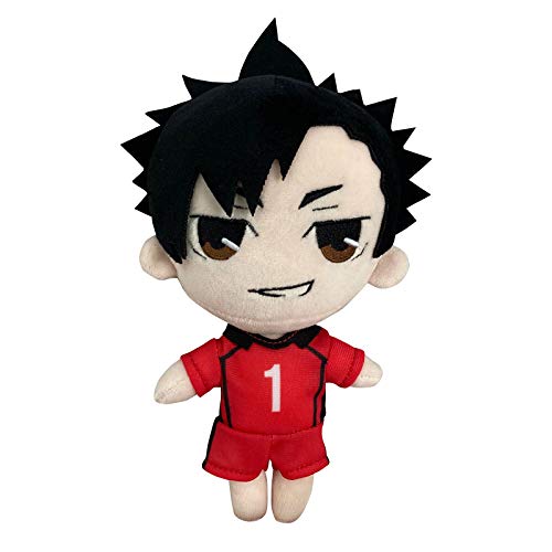 Haikyuu Plüschtier Anime Puppe Manga Plüsch gefülltes Kissen Soft Volleyball Club Dekorative Flauschige Puppen Niedlich Kuroo Tetsurou Plüschkissen Gefüllte Baumwolle Kinder Spielzeug von Zhongkaihua