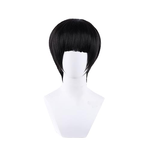 Mob Psycho 100 Cosplay Manga Schule Uniform Kageyama Shigeo Cosplay Schwarz Kostüm Perücke Halloween Karneval Party Anzug Outfit von Zhongkaihua