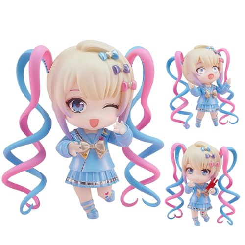 Nerdy Girl Overdose Figur KAnge Actionfigur mit Zubehör Mini Statue KAnge bewegliche und veränderbare Gesichtsfigur PVC Modell Desktop Ornamente von Zhongkaihua