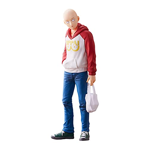 One Punch Man Figuren Saitama Figuren 18CM Saitama Character Model PVC Figure Sculpture Figur von Zhongkaihua