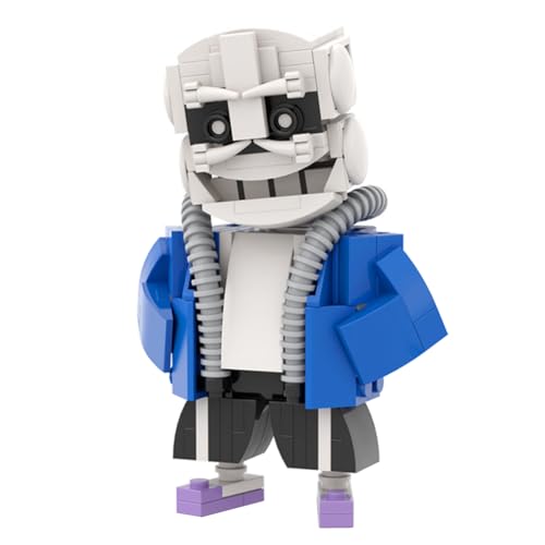 Zhongkaihua Undertale Sans Figur Mini Bauset DIY Micro Bricks Niedliches Spiel Peripherie Figur Kreative Assemble Block Konstruktion Geburtstag, 12.5 cm von Zhongkaihua