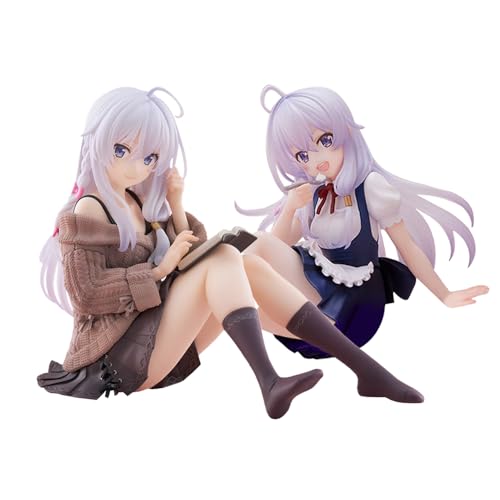 Zhongkaihua 2 Stück Anime Mädchen Figuren Elaina Figur sitzend Anime Modell Statue PVC Figur Sammlung Desktop Ornamente Zhongkaihua 2 Stück Anime Mädchen Figuren Elaina Figur sitzend Anime Modell Statue PVC Figur Sammlung Desktop Ornamente von Zhongkaihua