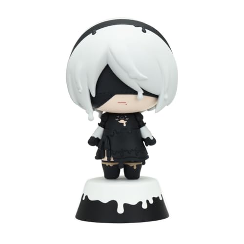 Zhongkaihua A2 2B Figur 7,5 cm PVC Mini Modell Statue A2 yorh/2B Yorha Actionfigur Anime Spielfiguren Sammlerstück Dekorationen Geschenke von Zhongkaihua