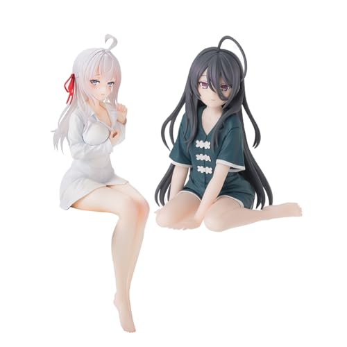 Zhongkaihua Alisa Mikhailova Kujou/Ayano Kimishima-Figur, sitzendes Modell, 12/8 cm, PVC-Statue, Anime-Mädchen, Actionfigur, Sammlerstücke, Dekorationen, Geschenke, 2 Stück von Zhongkaihua