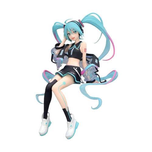 Zhongkaihua Anime Figuren Miku Figur Nudelstopper Statue Miku Sitzend Anime Mädchen Figur PVC Modell Sammlung Ornamente Geschenk von Zhongkaihua
