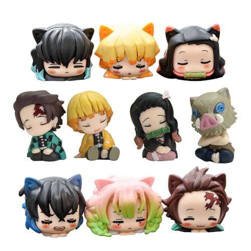 Zhongkaihua Anime Figuren Muichirou/Mitsuri/Inosuke/Tanjiro/Nezuko/Zenitsu Figur Modell Statue 10pcs Cute Mini Action Figure 6CM PVC Dekorationen Sammlerstücke Geschenke Zhongkaihua Anime Figuren Muichirou/Mitsuri/Inosuke/Tanjiro/Nezuko/Zenitsu Figur Modell Statue 10pcs Cute Mini Action Figure 6CM PVC Dekorationen Sammlerstücke Geschenke von Zhongkaihua