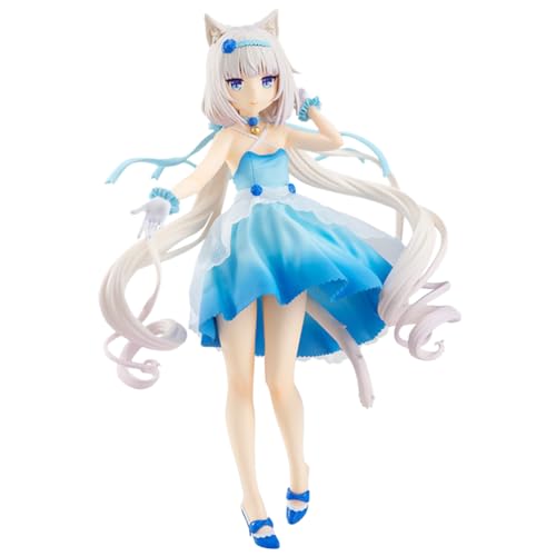 Zhongkaihua Anime Figures Nekopara Chocola/Vanilla Anime Action Figure PVC Statue Model Cute Anime Figurine Desktop Ornaments Collectable, 18 cm, Pype 5 von Zhongkaihua