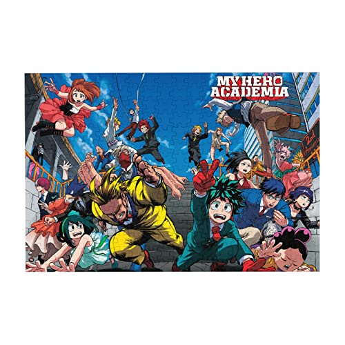Zhongkaihua Anime Holz Puzzle MHA Puzzle 500 Pcs (52 x 38 cm) Ab 12 Jahren Mittelstufe von Zhongkaihua