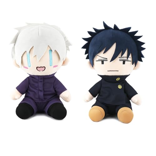 Zhongkaihua Anime Kissen Gojo Satoru/Itadori Yuji/Fushiguro Megumi/Inumaki Toge Figur Weiche Gefüllte Kissen Home Sofa Schlafzimmer Dekoration 23CM von Zhongkaihua