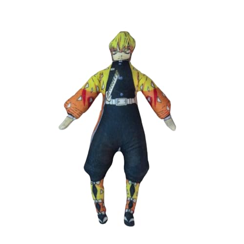 Zhongkaihua Anime Plüsch Agatsuma Zenitsu Figur, Anime, weich, gefüllt, drehbar, lustig, Überwurf, Sofa, Schlafzimmer, Heimdekoration, Sammlerstücke, Geschenke, 28 cm Zhongkaihua Anime Plüsch Agatsuma Zenitsu Figur, Anime, weich, gefüllt, drehbar, lustig, Überwurf, Sofa, Schlafzimmer, Heimdekoration, Sammlerstücke, Geschenke, 28 cm von Zhongkaihua