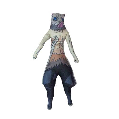 Zhongkaihua Anime Plüsch Hashibira Inosuke Figur, Anime, weich, gefüllt, drehbar, lustig, Überwurf, Sofa, Schlafzimmer, Heimdekoration, Sammlerstücke, Geschenke, 28 cm von Zhongkaihua