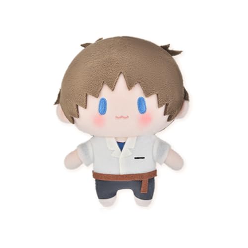 Zhongkaihua Anime Plüsch Ikari Shinji Figur, weich gefüllt, niedlicher Cartoon, 15 cm, Sofa, Schlafzimmer, Heimdekoration, Sammlerstücke, Geschenke von Zhongkaihua