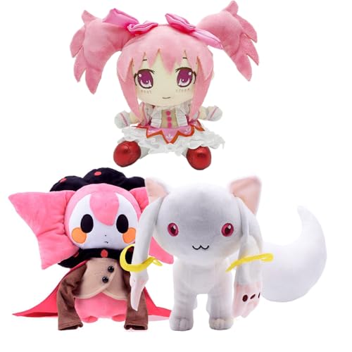 Zhongkaihua Anime Plüsch Kyuubey/Okashi no Majo/Madoka Figur, weich gefüllt, Überwurf, niedliches Cartoon-Sofa, Schlafzimmer, Heimdekoration, Sammlerstücke, Geschenke Zhongkaihua Anime Plüsch Kyuubey/Okashi no Majo/Madoka Figur, weich gefüllt, Überwurf, niedliches Cartoon-Sofa, Schlafzimmer, Heimdekoration, Sammlerstücke, Geschenke von Zhongkaihua