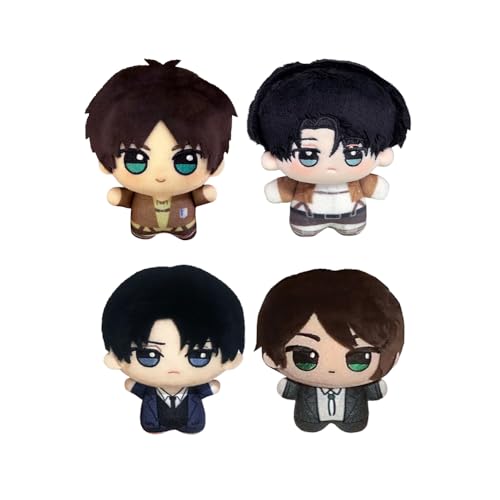 Zhongkaihua Anime-Plüschfigur Levi/Zoe Hans/Eren Jaeger, weich, gefüllt, Anime-Schlüsselanhänger, Tasche, Rucksack, niedliche Anhänger, Dekorationen, Sammlerstücke, Geschenke, 10 cm Zhongkaihua Anime-Plüschfigur Levi/Zoe Hans/Eren Jaeger, weich, gefüllt, Anime-Schlüsselanhänger, Tasche, Rucksack, niedliche Anhänger, Dekorationen, Sammlerstücke, Geschenke, 10 cm von Zhongkaihua