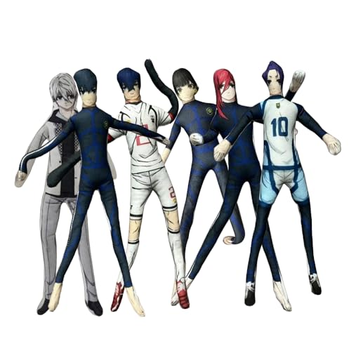 Zhongkaihua Anime-Plüschfigur Nagi/Reo/Bachira-Figur, weich, gefüllt, drehbar, lustig, für Sofa, Schlafzimmer, Heimdekoration, Sammlerstücke, Geschenke, 28 cm von Zhongkaihua