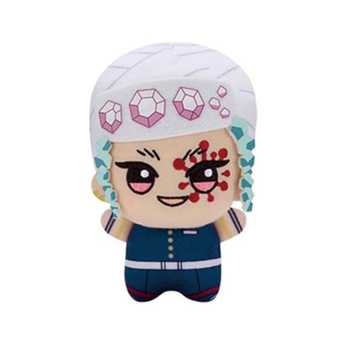 Zhongkaihua Anime-Plüschfigur Uzui Tengen, weich, gefüllt, niedlicher Anhänger, Tasche, Rucksack, Schlüsselanhänger, Anlässe, Dekorationen, Sammlerstücke, 10 cm Zhongkaihua Anime-Plüschfigur Uzui Tengen, weich, gefüllt, niedlicher Anhänger, Tasche, Rucksack, Schlüsselanhänger, Anlässe, Dekorationen, Sammlerstücke, 10 cm von Zhongkaihua